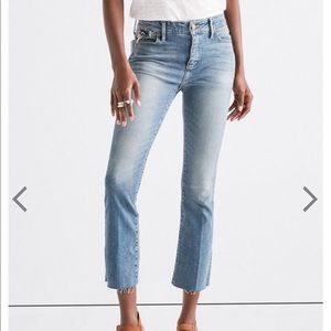Lucky Brand Hayden mini boot cropped jeans